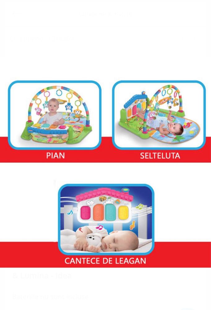 Vand saltea activitati Jumbo noua