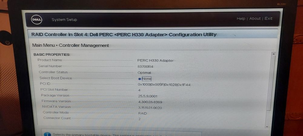 Raid Controller Dell  Perc H330 Sas/Sata 12Gbps 075D1H
