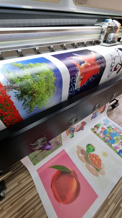 Печать на Самоклейке .Баннер. Холст. Бумага