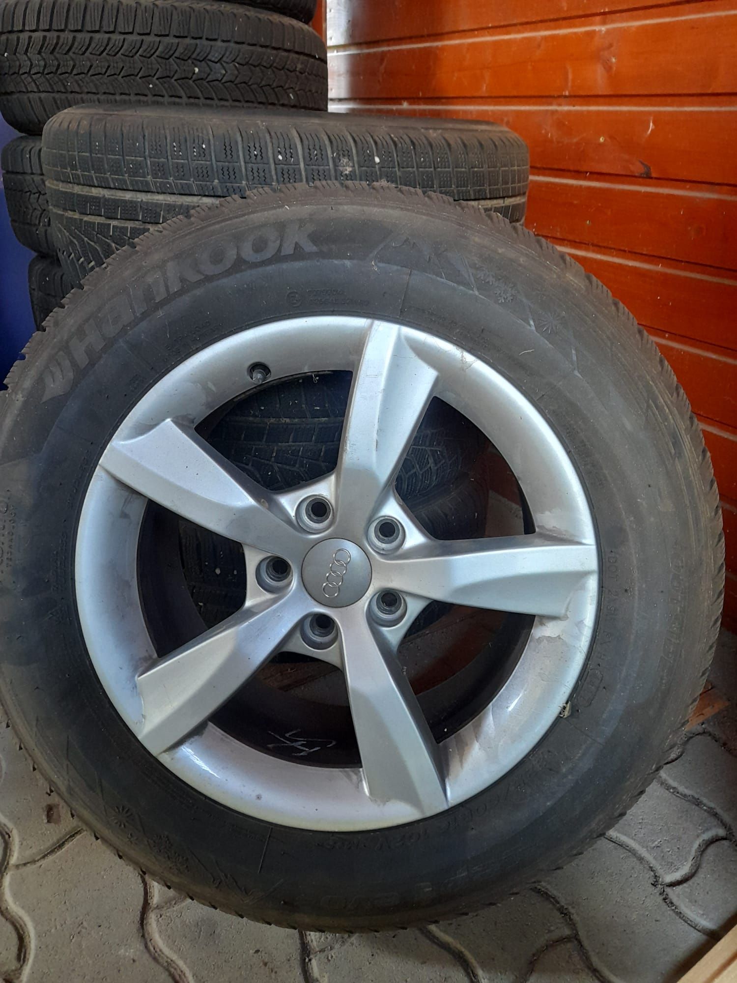 Jante Audi R16 cu cauciucuri Hankook M+S