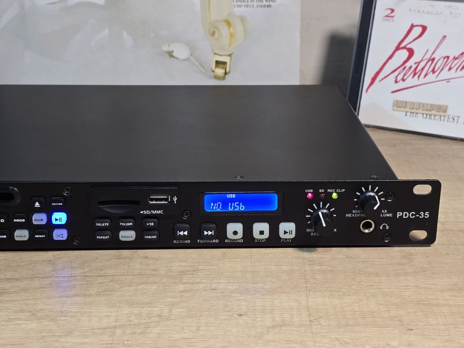 Player media/CD Power Dynamics PDC-35,inregistrare digitala CD/USB/SD!