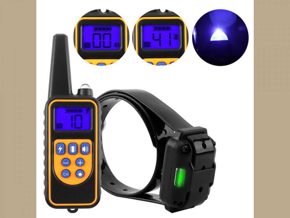 Zgarda electronica de dresaj de caini cu o raza de actiune de 800m