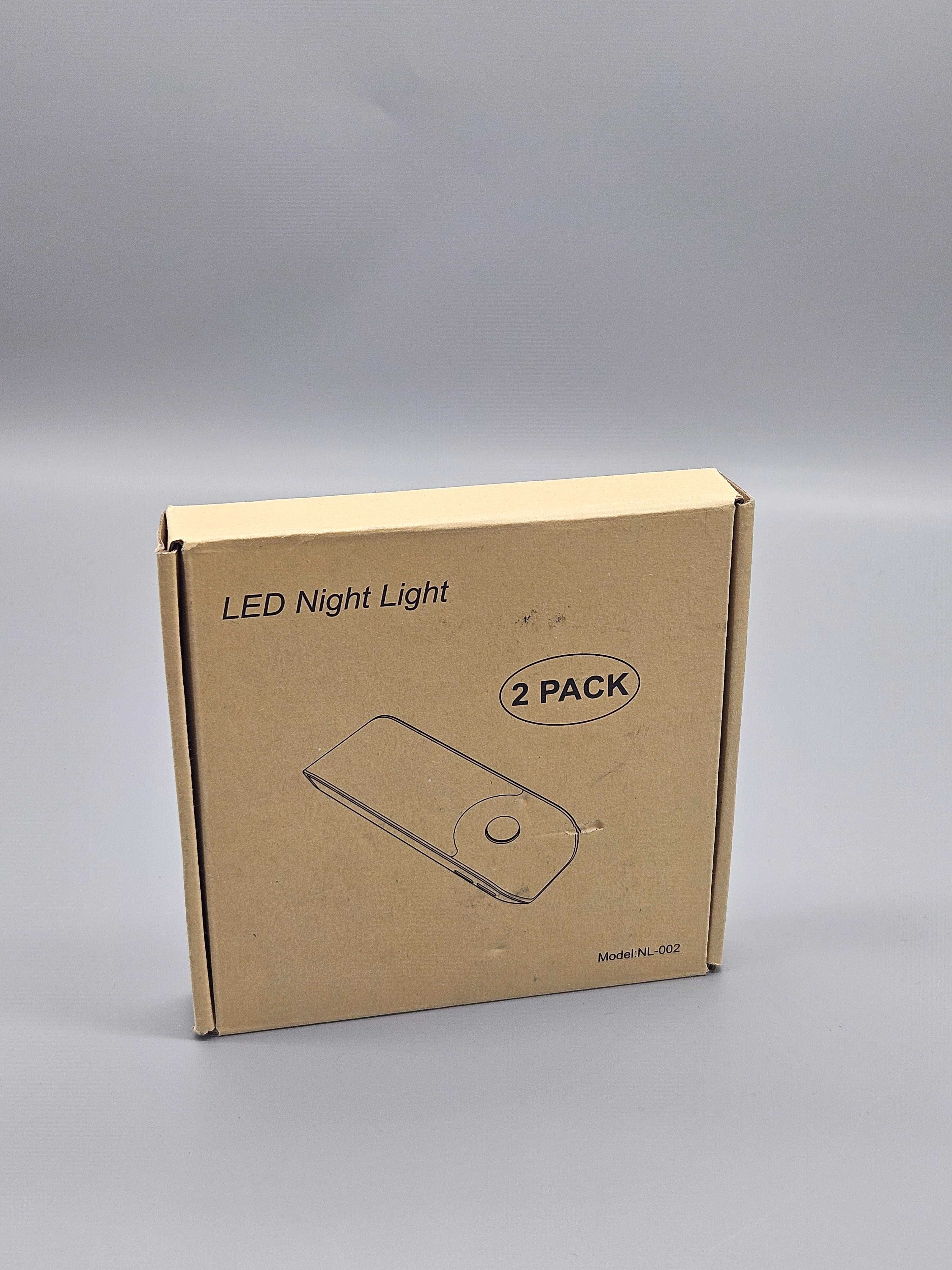 LED лампи със сензор за движение, магнитен монтаж и USB-2 броя