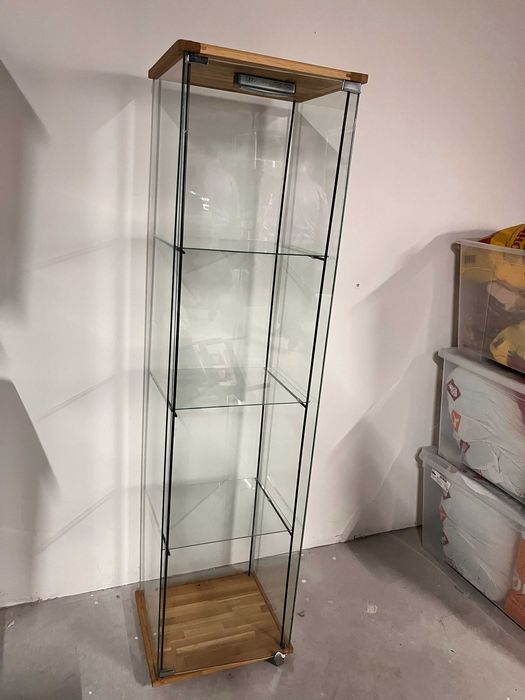 2 бр стъклени витрини, стъклен дисплей за дом или магазин