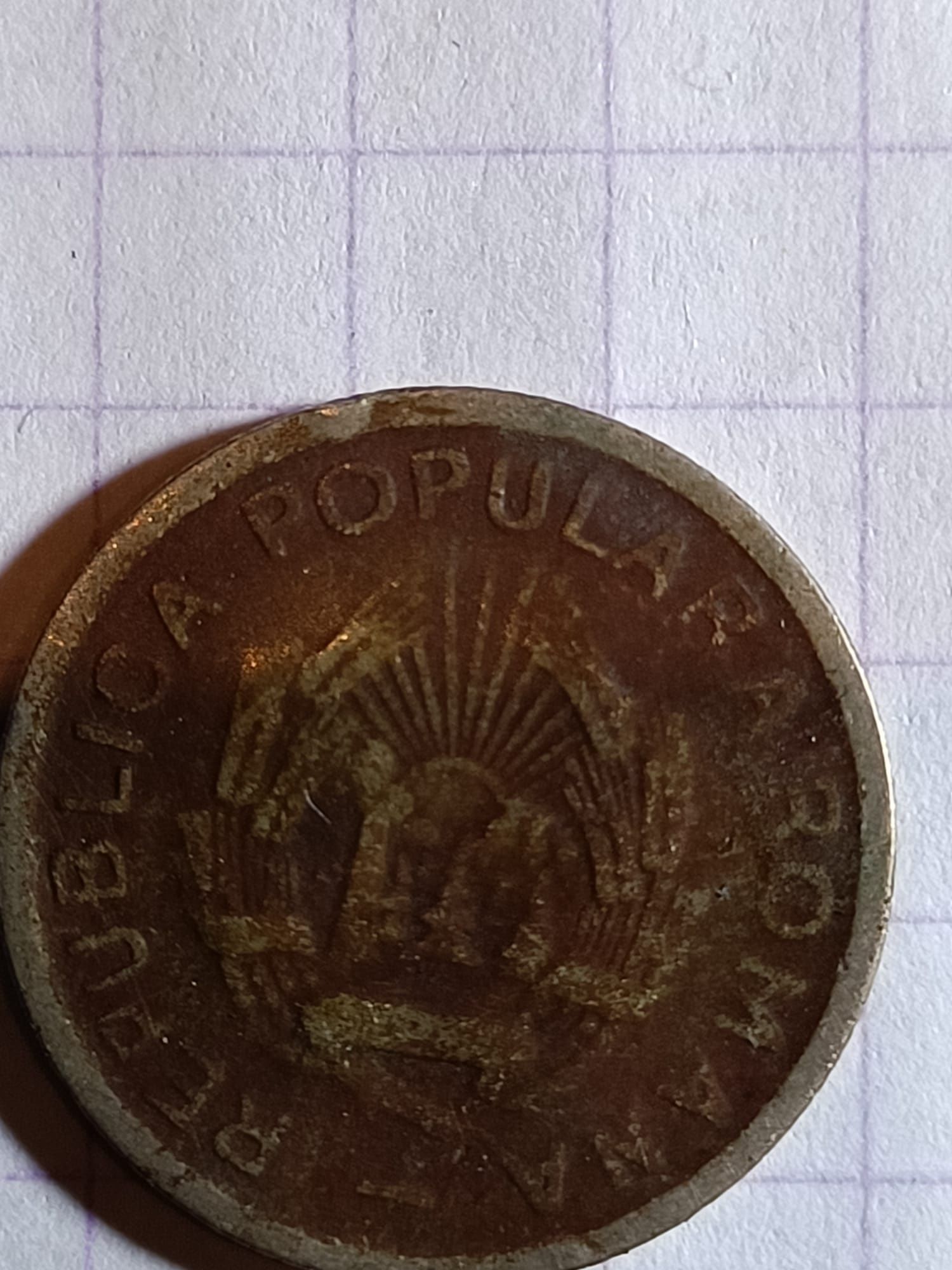 Moneda 10 bani, 1952