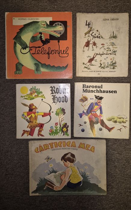 Lot cărți vechi pentru copii perioada comunista