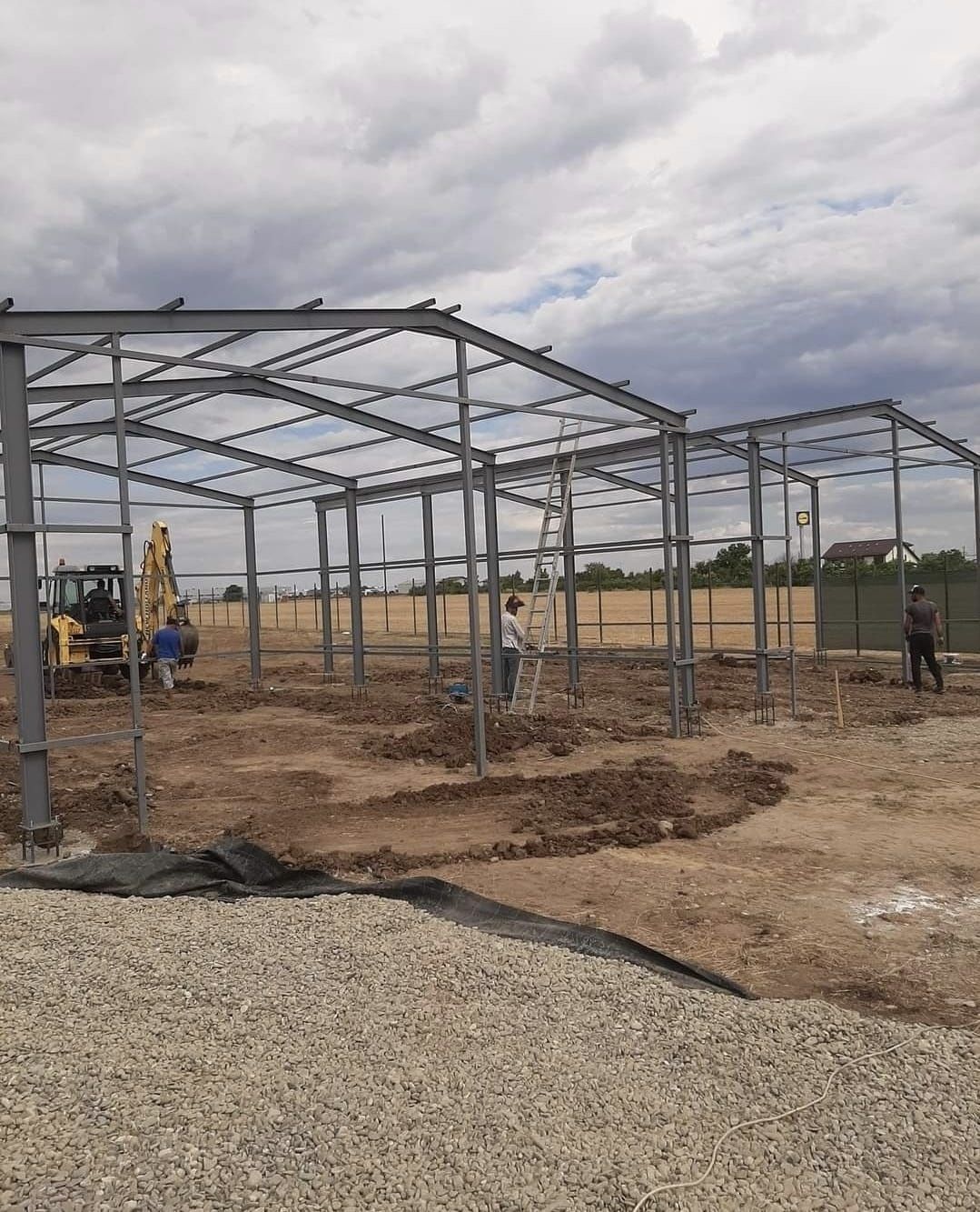 Vand hala metalica complecta 10×20-4h