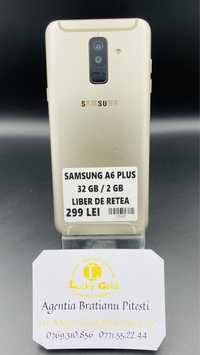 Samsung A6 plus 32gb/ 2gb Ram cod produs 13123