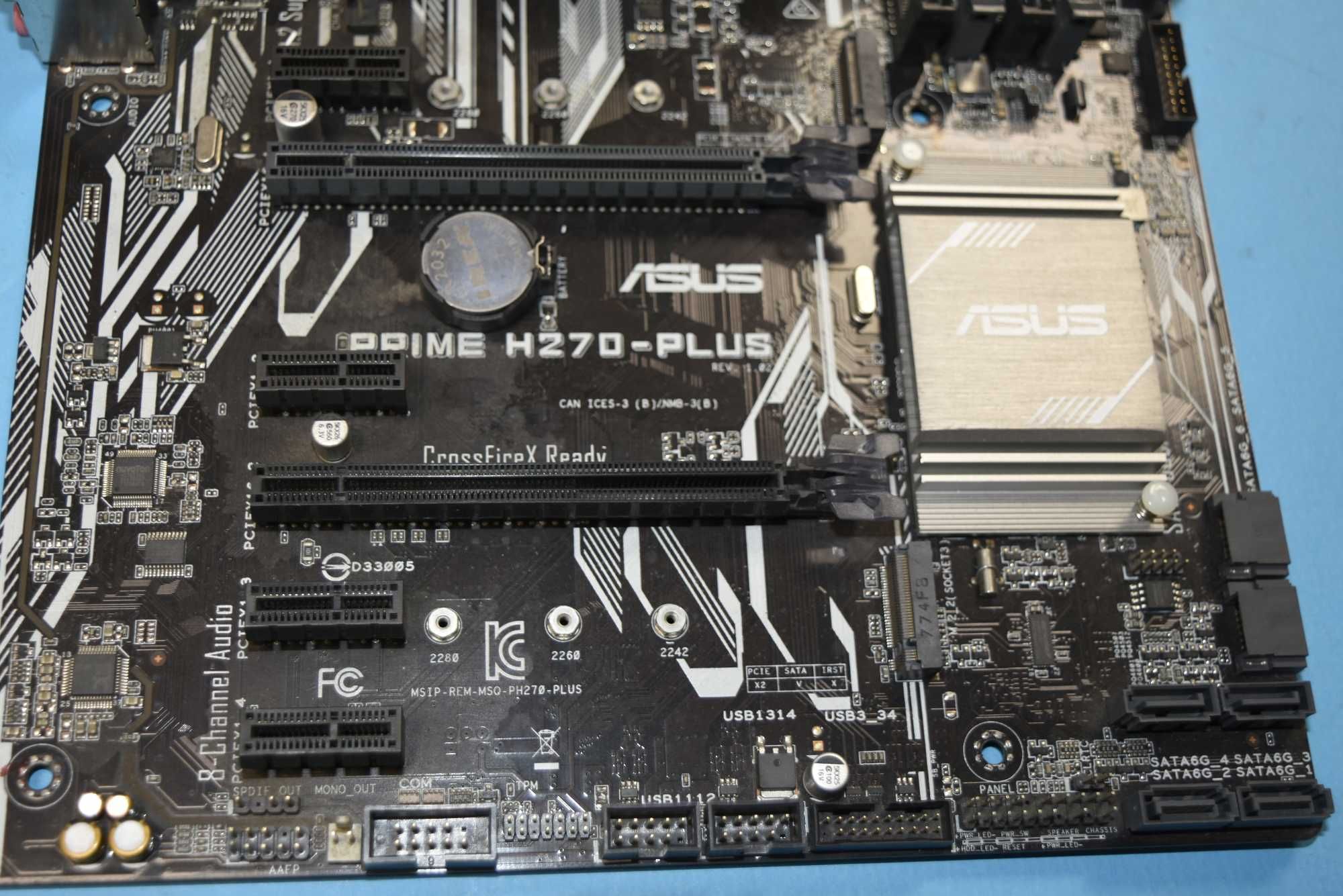 ASUS PRIME H270-PLUS  Дънна платка socket 1150 DDR4 NVME + CPU Celeron