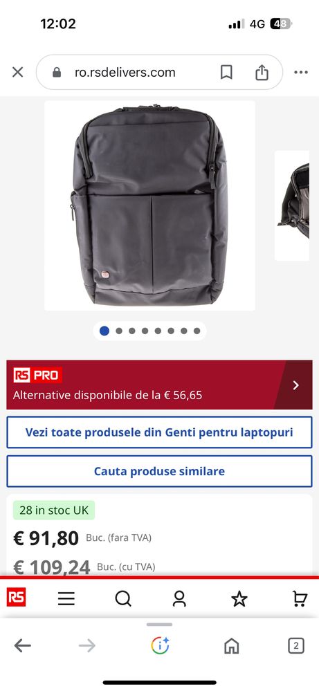 Vând rucsac Laptop Wenger Reload