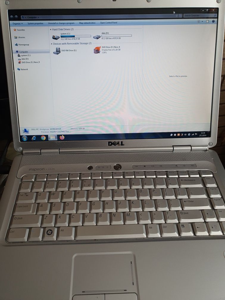 Laptop Dell inspiron 1525