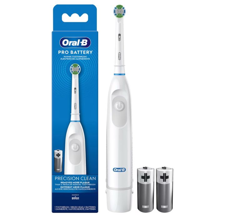 2бр комплект Oral-B Pro Battery + 10бр резервни накрайници