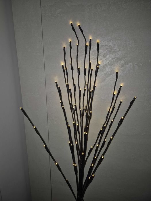 Коледно светещо дърво 110см / 80 LED топла светлина