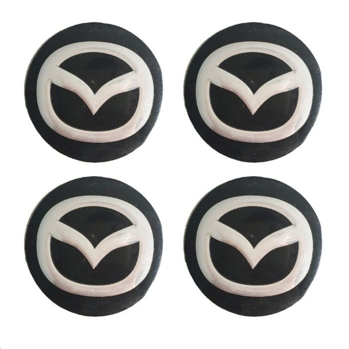 метални стикери за Мазда MAZDA 58мм 4 броя комплект емблеми за капачки