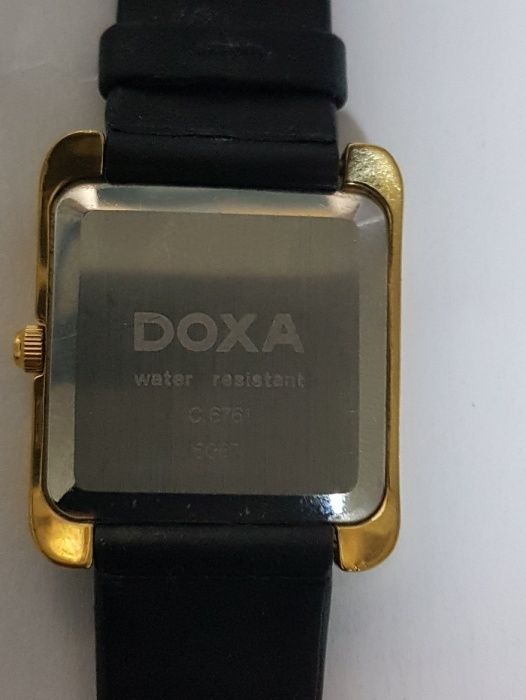 Ceas DOXA placat cu aur, ORIGINAL, Swiss made, dama, model DOXA GRAFIC
