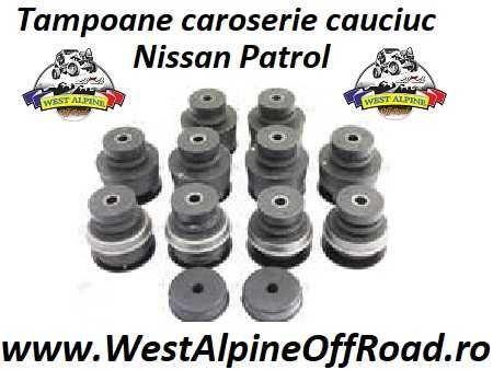 SET tampoane CAROSERIE CAUCIUC / bucse caroserie Nissan Patrol Y60