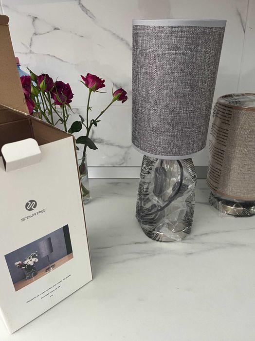 Set 4x Veioza Ø14x39cm gri