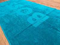 Оригинална плажна кърпа Hugo BOSS, 80/150 cm, морско синьо