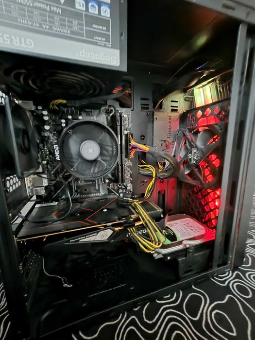 Pc gaming AMD Rayzen 5 3600, RX 6500XT, 16G RAM, B450M K