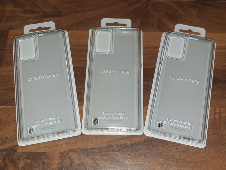 Husa silicon originala Samsung Clear Cover Note 20 N980 Note20 5G N981