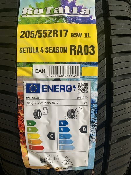 Нови всесезонни гуми ROTALLA SETULA 4 SEASON 205/55R17 95W XL НОВ DOT