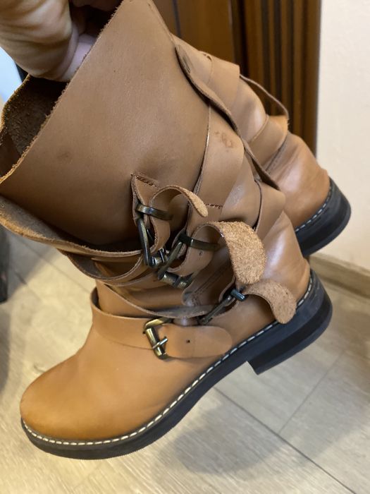 Vând botine dama din piele marimea 37