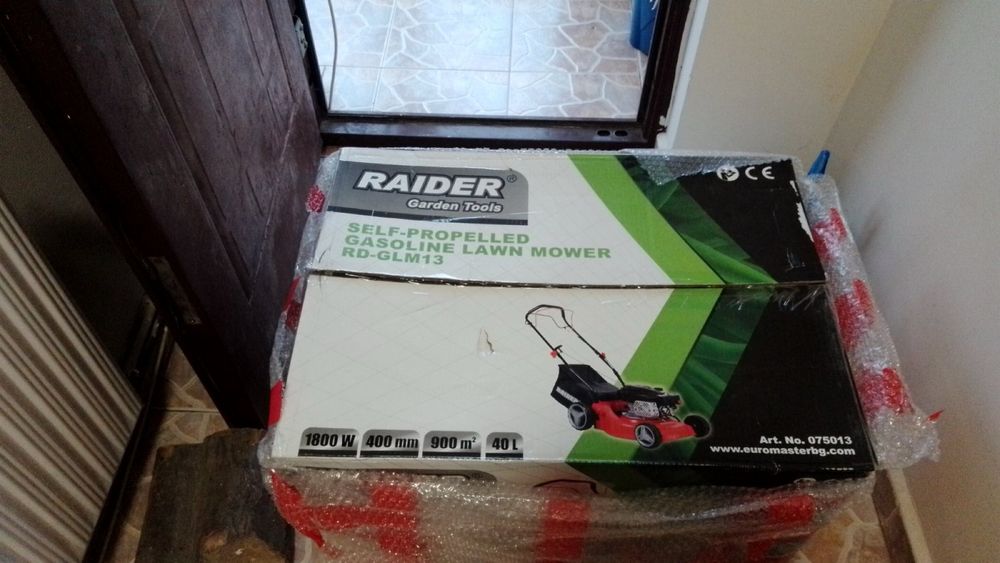 Самоходна косачка бензинова GLM13 - 1.8kW / 2.41к.с.кош 40л RAIDER