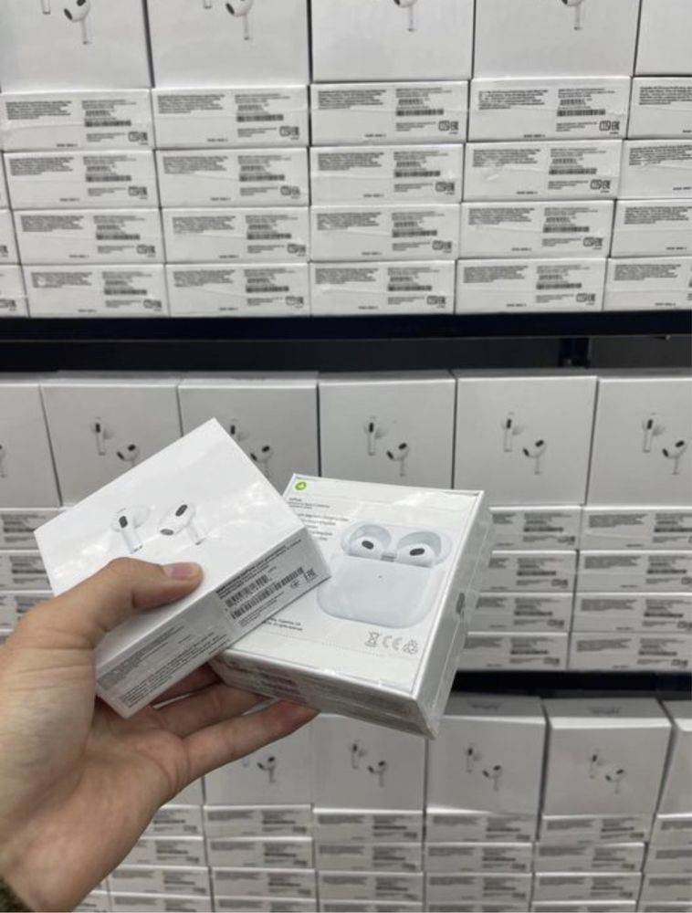  AirPods 3 Apple EAC Lux 1 в 1, Лучший подарок! Люкс