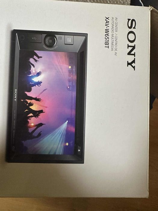 Мултимедиен плеър за кола Sony XAVV630BT, 4 x 55 W, DVD, Eкран 6.2", U