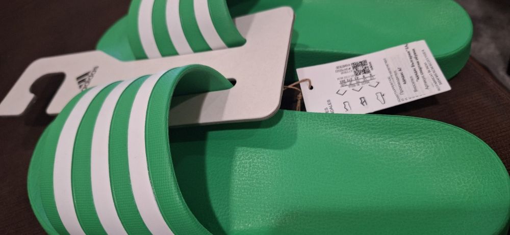 Нови Чехли Adidas ADILETTE AQUA джапанки 42/43/44 сини /зелени/ сиви