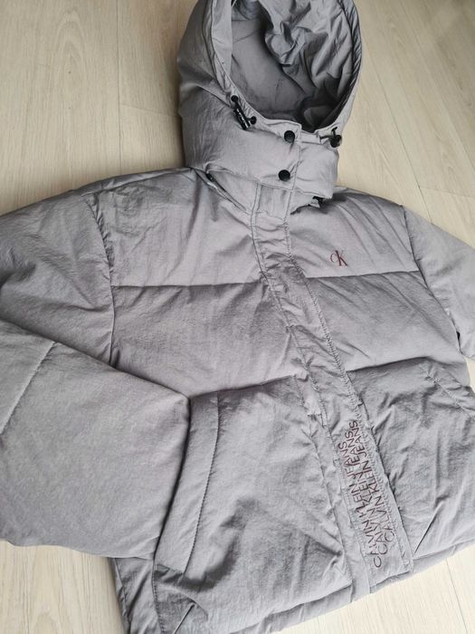 Geacă nouă din puf puffer pentru femei Calvin Klein