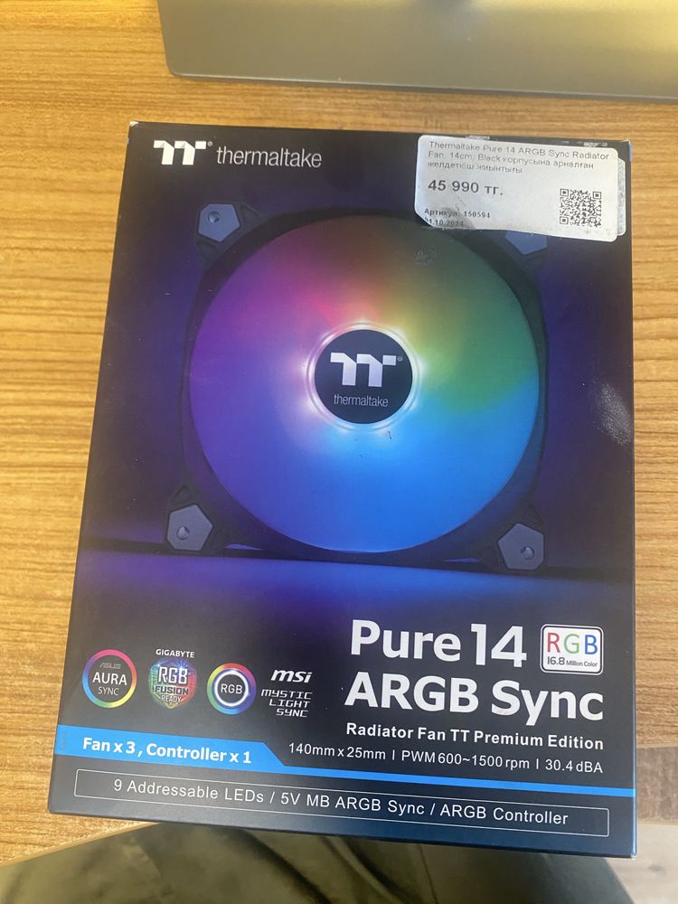 Thermaltake Pure 14 Argb fan комплект 2 шт.