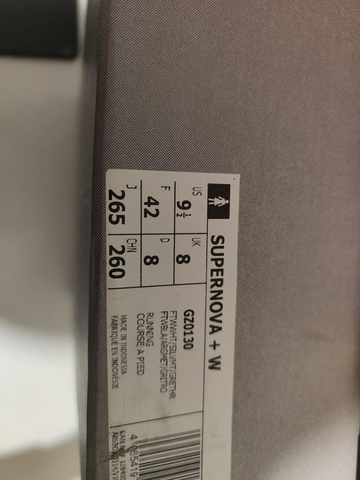 Adidasi Alergare Adidas Supernova dama 42 pret 300 lei