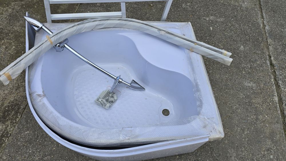 Cabina de dus cu cadita si Geamuri noua nemontata 80x100