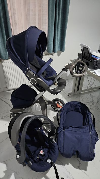Carucior Stokke Xplory V5, 2in 1 + scoica +isofix
