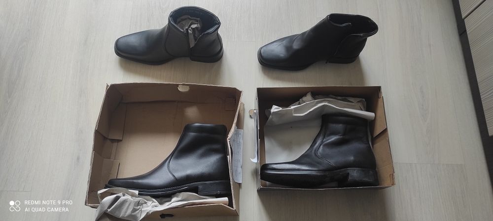 Продавам мъжки полуботуши естествена кожа.