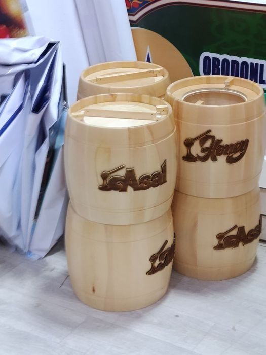 Бочка для мёд  деревянный посуды