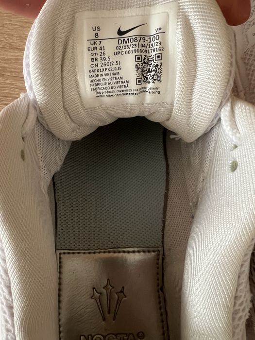 Nike NOCTA x Glide ‘Triple White’ by Drake