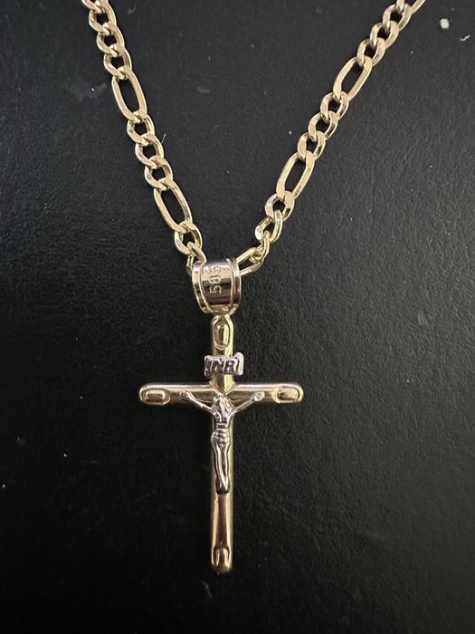 Lant cu cruce aur 14k