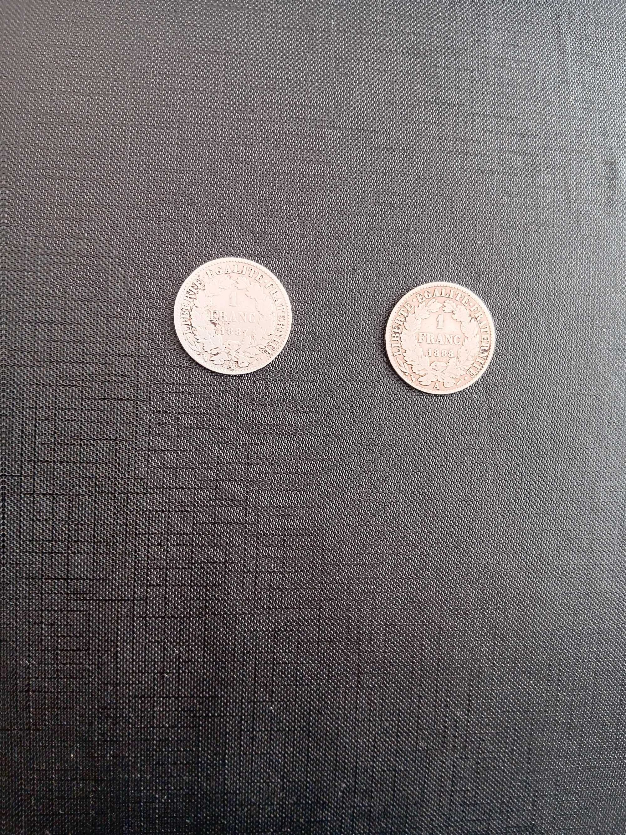 Сребърни френски монети от 1 франк