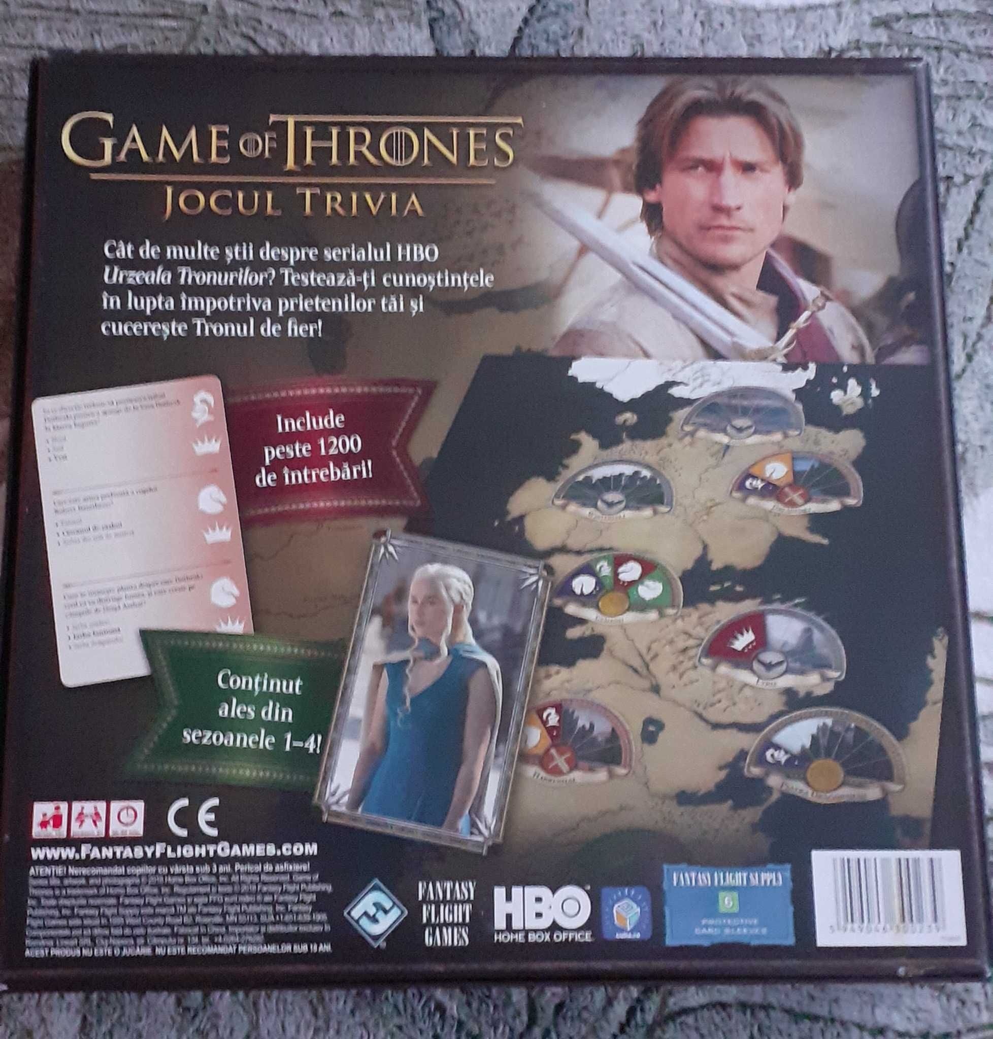 Game of thrones jocul trivia