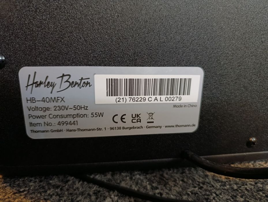 Кубе Harley Benton  HB- 40 MFX 40W Guitar Amp