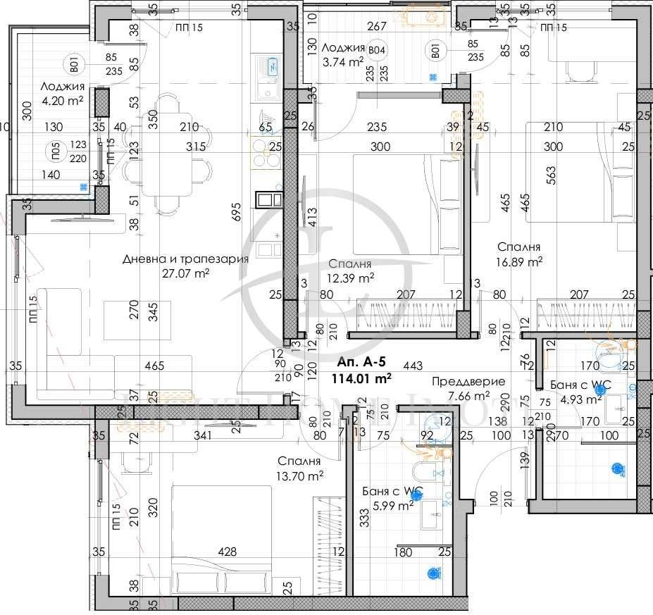 Продава се Четиристаен апартамент в Пловдив, Кючук Париж - 134 кв.м за 792 €/кв.м - Снимка #2