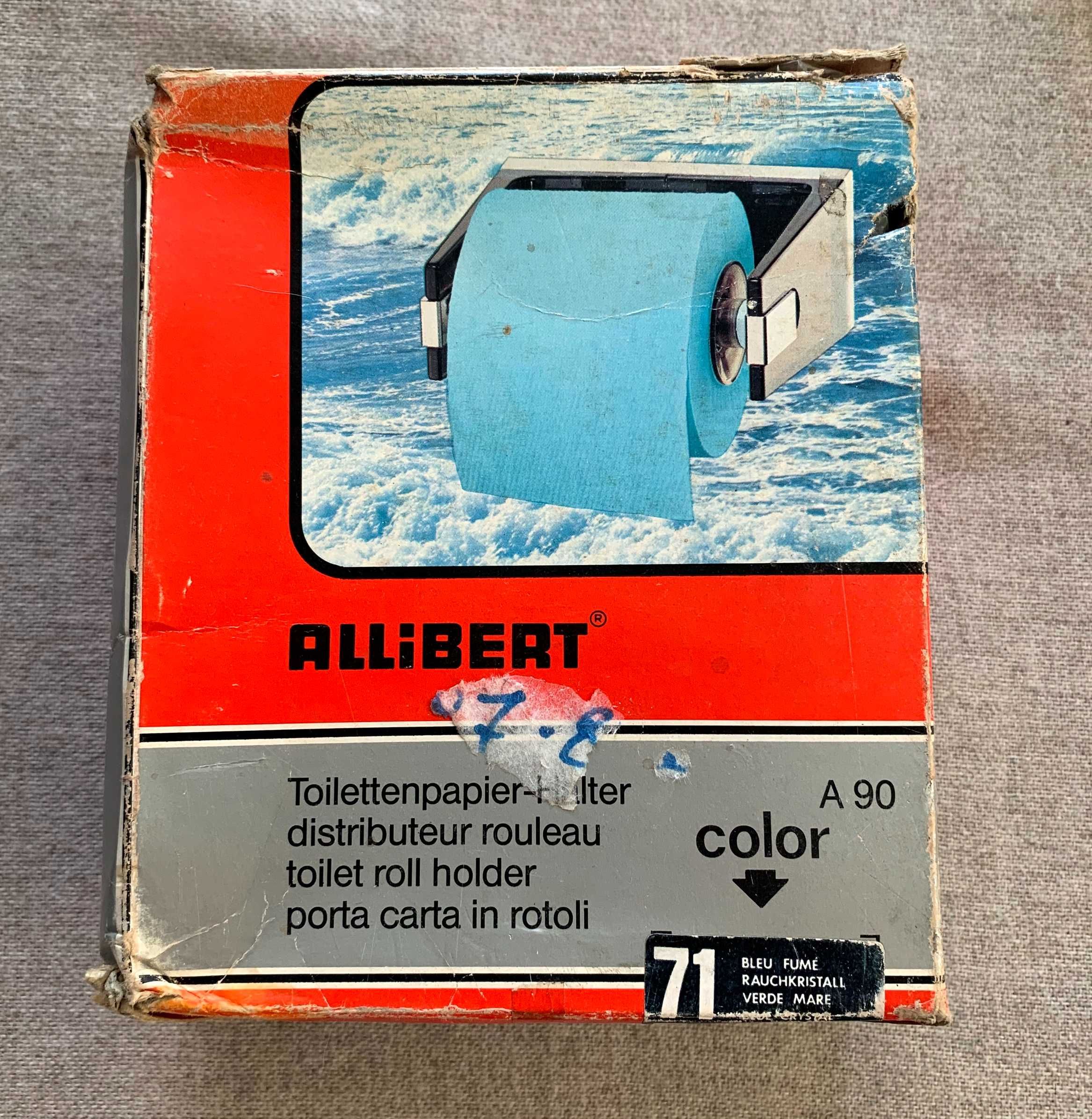 Suport hartie igienica vintage Allibert nou la cutie anii 70 - vintage