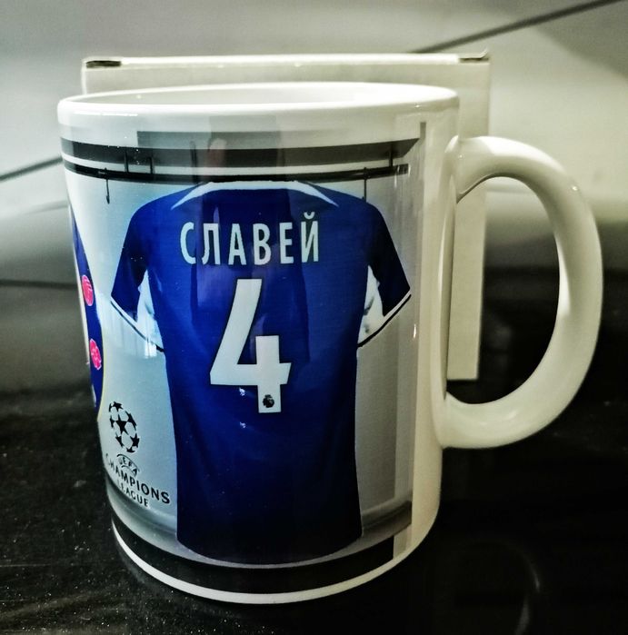 Футболна Фен Чаша на ЧЕЛСИ с име и номер сезон 2024/25!FC CHELSEA!