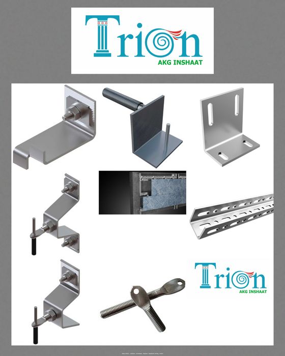 сухой монтаж кляммер крепеж кронштейн профиль фасад suxoy montaj