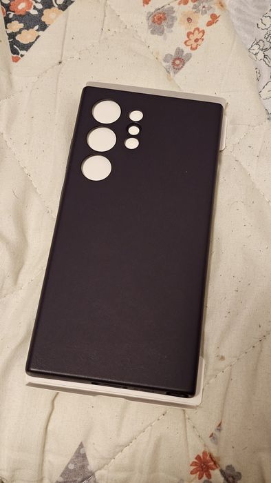 Husa piele Samsung Galaxy S24 Ultra (vegan leather case)