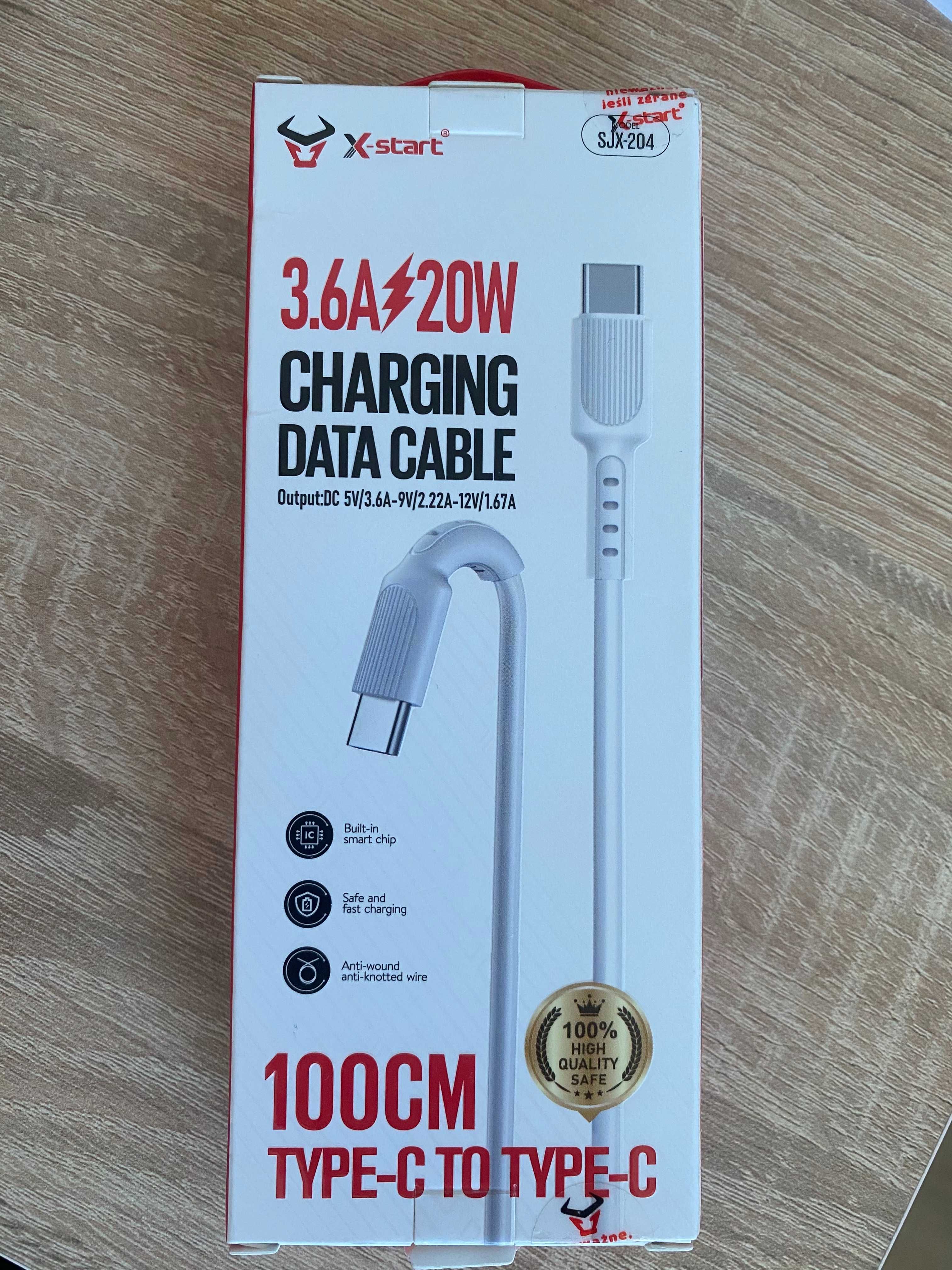 Кабел за бързо зареждане усб ц  Fast charge usb type-c to type-c 20W