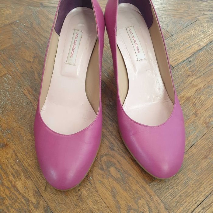 Pantofi din piele Coca Zaboloteanu, marime 38