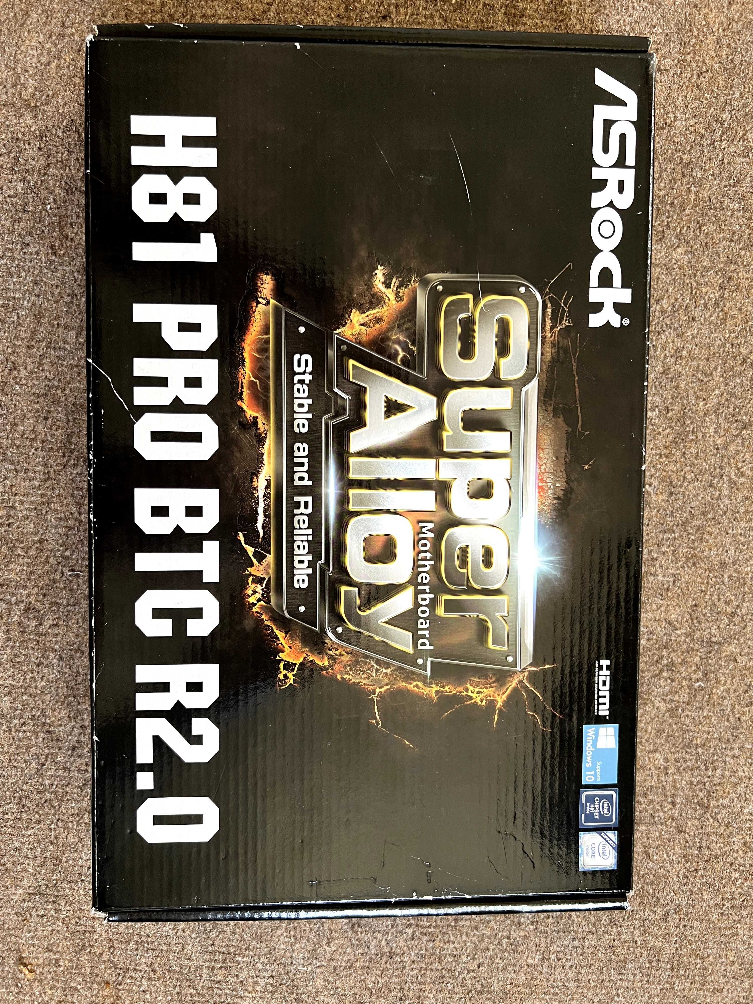 Дънна платка ASRock H81 PRO BTC R2.0 + CPU Intel Core i3-4170